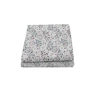Italian Bed Linen Fantasy Flor Tela Cubre Todo Estampado 2 plazas, Microfibra