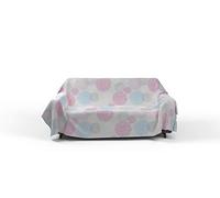 Italian Bed Linen Fantasy Molecole Tejido Decorativo de fantasía,270x260cm, Microfibra, 270x260 cm