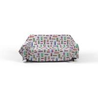 Italian Bed Linen Fantasy Tejido Decorativo de fantasía,270x260cm,Multicolor, Microfibra, 270x260 cm