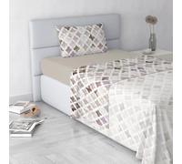 Italian Bed Linen Fashion Juego de sábanas de Microfibra, Made in Italy, Florence, Doble pequeño