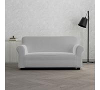 Italian Bed Linen Funda Cubre sofà “Dahlia”, Grigio Chiaro 2 plazas