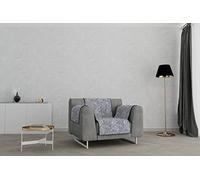 Italian Bed Linen “ Glamour” Anti-Deslizamiento Funda para sofà, Azul Oscuro, 1 Plaza