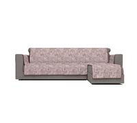 Italian Bed Linen “Glamour” Anti-Deslizamiento Funda para sofà with Chaise-Longue Right, Burdeos, 290cm (CDDX- Glamour PENISOLA- Bordeaux -290)