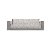 Italian Bed Linen Glamour Funda Cubre sofá Antideslizante de Poliéster, mae in Italy, Marrón 4 plazas