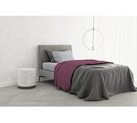 Italian Bed Linen Juego de Cama 100% algodón Trendy Chic Individual, vináceo