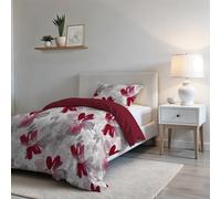Italian Bed Linen, Juego de Funda nórdica “Fashion”, Microfibre, Passion, Individual
