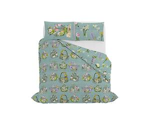 Italian Bed Linen Juego de Funda nórdica Jolie con Estampado Digital, Ester, Doble