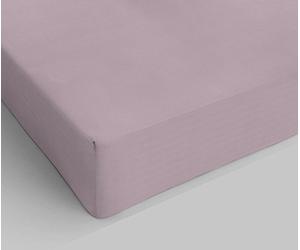 Italian Bed Linen MAX Color Sàbana con angulos de 25cm, Lino, Rosa mistica, Doble pequeño francés