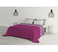 Italian Bed Linen MB Home Italy “Elegant” Edredón estivo, 260x270 cm, Lila/Fucsia