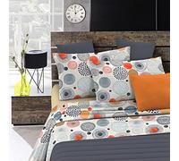 Italian Bed Linen MB Home Italy Juego de Sábanas “Fantasy”, Doble, Acquerello