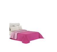 Italian Bed Linen Q-EL Elegant Edredòn estivo, Microfibra, Lila/Fucsia, 260x270 cm