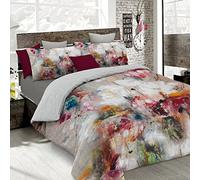 Italian Bed Linen Sogni D' Autore Cubierta de edredón con impresión digital de cobertura completa,250x200cm, SD27, DOBLE