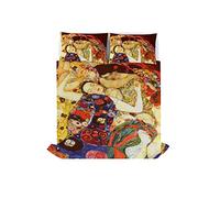 Italian Bed Linen Sueños de Autor Set de Ropa de Cama Sogni d'Autore (Hoja Plana 255x300cm + 2 Fundas Cojin 52x82cm con Solapa Interna), SD58, Algodón, Doble