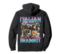 Italian Brain Rot Italian Brainrot Funny Memes Bootleg Y2K Sudadera con Capucha