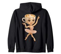 Italian Brainrot AI-Generated Character Ballerina Cappuccina Sudadera con Capucha