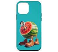 Italian Brainrot AI-Generated Character Giraffa Celeste Carcasa para iPhone 12 Mini