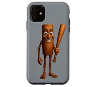 Italian Brainrot AI-Generated Character Tung Tung Tung Sahur Carcasa para iPhone 11