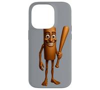 Italian Brainrot AI-Generated Character Tung Tung Tung Sahur Carcasa para iPhone 14 Pro