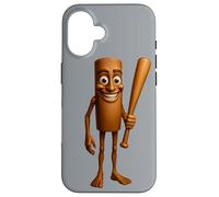Italian Brainrot AI-Generated Character Tung Tung Tung Sahur Carcasa para iPhone 16