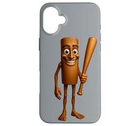 Italian Brainrot AI-Generated Character Tung Tung Tung Sahur Carcasa para iPhone 16 Plus