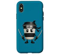 Italian Brainrot Character Capuccino Assassino Carcasa para iPhone X/XS