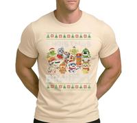 Italian Brainrot Christmas | Ugly Christmas Christmas - Camiseta para hombre, naturaleza, M