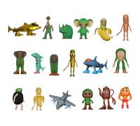 Italian Brainrot Figuras Juguetes Set Tung Tung Sahur Tralalero Tralala Ballerina Cappuccina Escritorio Decoración Colección Meme Figura Niños Cumpleaños Navidad Regalo 4# 18PCS
