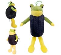 Italian Brainrot Plush, Tung Tung Tung Sahur Figure Toy,Peluche Italian Brainrot Tralalero,Almohada de Peluche para Niños y Adultos, Regalo Original para Fans y Coleccionistas(Rana de neumático)