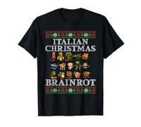 Italian Christmas Brainrot Funny Ugly Christmas Sweater 2025 Camiseta