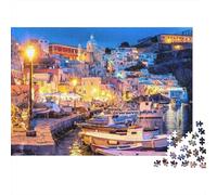Italian Coastal Town Puzzle for Adultos 1000 Piezas Recyclable Paper Mediterranean Jigsaw Puzzle Juego Padre-Hijo Props Developing Boy & Girl‘s Intelligence Toy 70x50cm/1000pcs