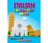 Italian Coloring Book for Kids: Excellent Italian landscapes, landscapes for children with simple drawings, preschool children, ideal gift for lovers ... and concentration with beautiful drawings.