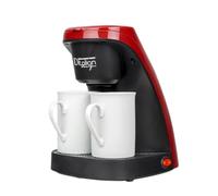 Italian Design - Cafetera TOTAL COFFE DUO PRO - 2 Servicios - Depósito 0,24 L - Diseño Compacto - 450 W - Mantiene Café Caliente 30 Minutos - Incluye Tazas - Fácil Limpieza y Uso