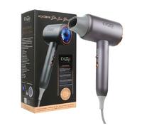 Italian design - secador de pelo iónico profesional cyclone blue ionic power - secador de cabello con 2200w de potencia, 3 modos de calor, botón de aire frío, 3 velocidades y función iónica - gris
