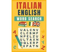Italian English Word Search: 100 Italian Themed Puzzles and British-English translations with Easy to Read Print about Nature, Food and Family | 6 x 9 ... Gift for Vacations, Holidays and Free Time