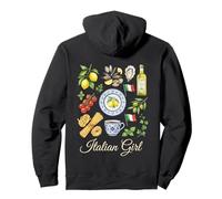 Italian Girl Italy Culture Food Sudadera con Capucha