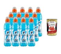Italian Gourmet - Bebida deportiva Cool Blue 12 × 50 cl - Refresco con minerales para hidratación y energía, perfecta para entrenamiento y fitness + Polpa italiana gourmet