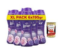 Italian Gourmet Bundle Ametista Rosa 6 x 195 g + Italian Gourmet Polpa gratis - Perlas perfumadas para la colada, paquete XL, Profumo per il Bucato según embalaje, 1,17 kg