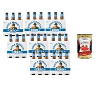Italian Gourmet Bundle - Cerveza sin alcohol (24 x 33 cl + Italian Gourmet Polpa, cerveza italiana 0,0% alcohol, La Zero, refrescante, aperitivo y reservas 7,92 L)