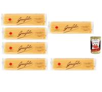 Italian Gourmet Bundle - Garofalo Spaghetti n.9 Pasta de sémola de trigo duro 6 x 500 g, secado lento de Gragnano IGP. + Polpa italiana gourmet 400 g