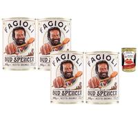 Italian Gourmet Bundle - Juego de 4 frijoles (400 g, 400 g, incluye polpa italiana gourmet, 1600 g, con salsa de tomate para barbacoa, camping, cocina occidental y rápida)