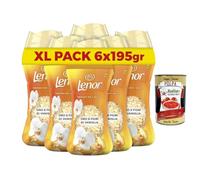 Italian Gourmet Bundle - Perfume para la colada (6 x 195 g + Polpa gourmet italiana gratis, paquete XL, paquete de profumo per il bucato, 1,17 kg)