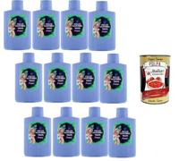 Italian Gourmet Bundle Polvo corporal de talco fresco, 12 x 150 g, 1,8 kg + | Polvo corporal "Talco Fresco" de 1,8 kg en 12 prácticas latas de 150 g según embalaje + Polpa italiana Gourmet