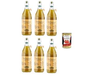 Italian Gourmet Casolare olio extravergine di oliva - Aceite de oliva virgen (6 x 1 L)