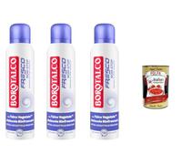 Italian Gourmet - Desodorante en spray Fiori Acquatici Fresco 3 x 150 ml | Desodorante en aerosol de 3 x 150 ml con aroma fresco, 72 h de protección según embalaje, 0% alcohol y con talco vegetal