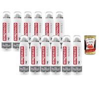 Italian Gourmet - Desodorante en spray para hombre, efecto de barrera de talco, 12 x 150 ml, antimanchas, 0 alcohol, protege la ropa, reduce las marcas blancas y amarillas, sensación fresca, uso