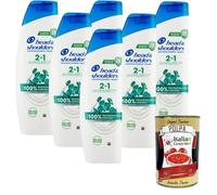 Italian Gourmet H&S - Champú antiprurito 2 en 1 y bálsamo anticaspa, 6 x 250 ml + Polpa italiana gourmet