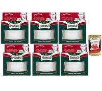 Italian Gourmet Pre-Shave Crema 6 x 100 g Preparación de afeitado + Polpa | Crema Pre-Shave para la piel y la barba antes del afeitado, ideal para el afeitado húmedo clásico y el cuidado diario de los