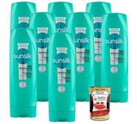 Italian Gourmet Sunsilk Onde Meravigliose Bálsamo Nutri-Define Complex 5%, con aceite de macadamia, arginina y elastina, 8 x 200 ml + Polpa italiana Gourmet 400 g