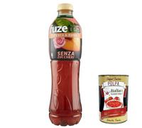 Italian Gourmet Tè Nero Zero Pesca - Té helado de melocotón sin azúcar 12 x 1,25 l