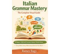 Italian Grammar Mastery: The Complete Visual Guide: Every Rule, Every Table, Every Exercise You Need (Italian Self-Study)